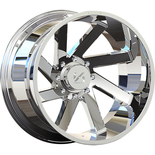 Lincoln Off Road Wheels Chrome 22x12 Left 6x5.5 -51 108mm Arkon Off Road