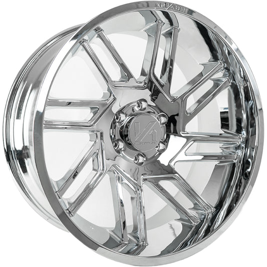 DaVinci Off Road Wheels Chrome 22x10 Left 6x5.5 -25 108mm Arkon Off Road