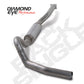 Exhaust 01-05 Silverado/Sierra 2500/3500 6.6L Duramax With Muffler 4 Inch Aluminized Diamond Eye