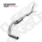 Turbo Back Exhaust With Muffler For 89-93 Dodge RAM 2500/3500 Long Bed 4 Inch RWD Side Aluminized Diamond Eye