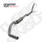 Tubo Back Exhaust For 89-93 Dodge 5.9L Cummins Dodge RAM 2500/3500 2X4 4 Inch Stainless Diamond Eye