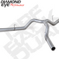 DPF Back Exhaust For 2014 RAM 2500 6.7L Mega Cab Short Box 4 Inch Single/Dual Split Rear Aluminized Diamond Eye
