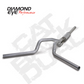Cat Back Exhaust 94-97.5 Ford F250/F350 Superduty 4 Inch With Muffler Single/Dual Aluminum Diamond Eye