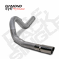 Filter Back Exhaust For 11-12 Silverado/Sierra 2500/3500 6.6L Duramax 5 Inch Single Side Aluminized Diamond Eye