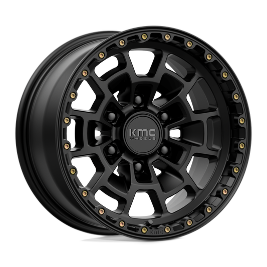 KM718 17X8.5 5X5.0 S-BLK 00MM