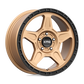 KM721 17X8 5X4.5 M-BRZ BLK LP 38MM