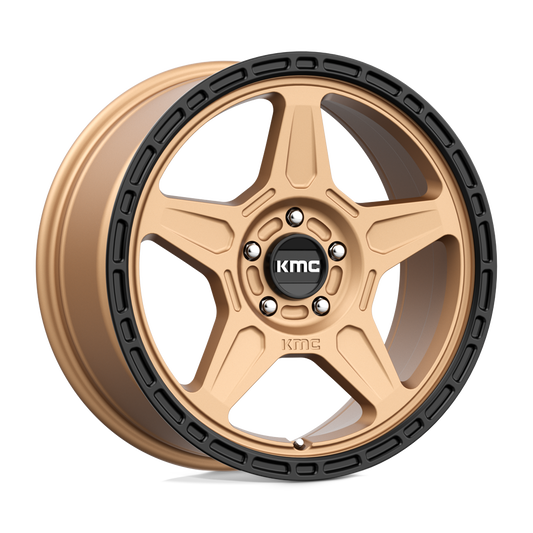 KM721 18X8 5X4.5 M-BRZ BLK LP 38MM