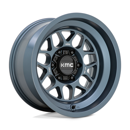 KM725 17X9 6X5.5 MTL-BLUE -38MM