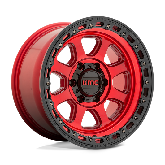 KM548 17X9 5X5.0 C-RED BLK-LP -12MM