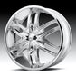 KM678 24X9.5 5X4.5/4.75 CHROME 15MM