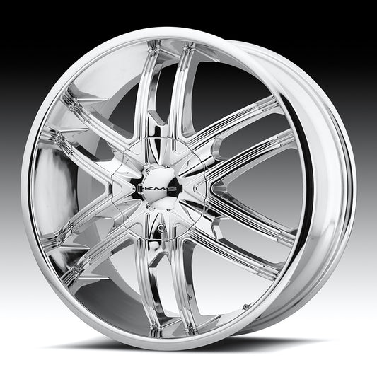 KM678 24X9.5 5X115/120 CHROME 15MM