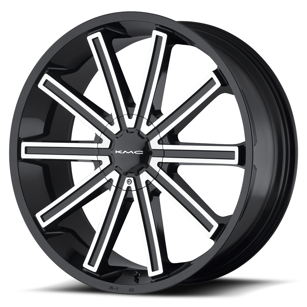 KM681 22X9 6X132/5.5 G-BLK MACH 38MM