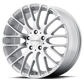 KM693 20X8.5 5X112 SLV MACH FACE 40MM