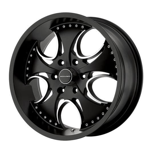 KM755 24X9.5 5X4.75 M-BLK 12MM