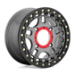 KS240 14X7 4X137 G-MTL BLK-RING 38MM
