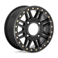 KS250 15X10 4X137 S-BLK BLK-RING 00MM