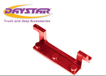 License Plate Bracket for Roller Fairlead Isolator Red Daystar