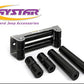 Roller Fairlead Rope Rollers For Synthetic Winch Rope Black Daystar