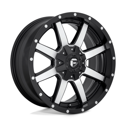 D537 17X9 5X4.5/5.0 MT-BLK-MACH -12MM