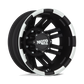 MO963 16X6 8X170 M-BLK MACH -134MM