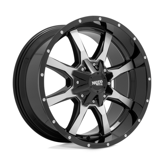 MO970 18X10 8X170 G-BLK MACH -24MM