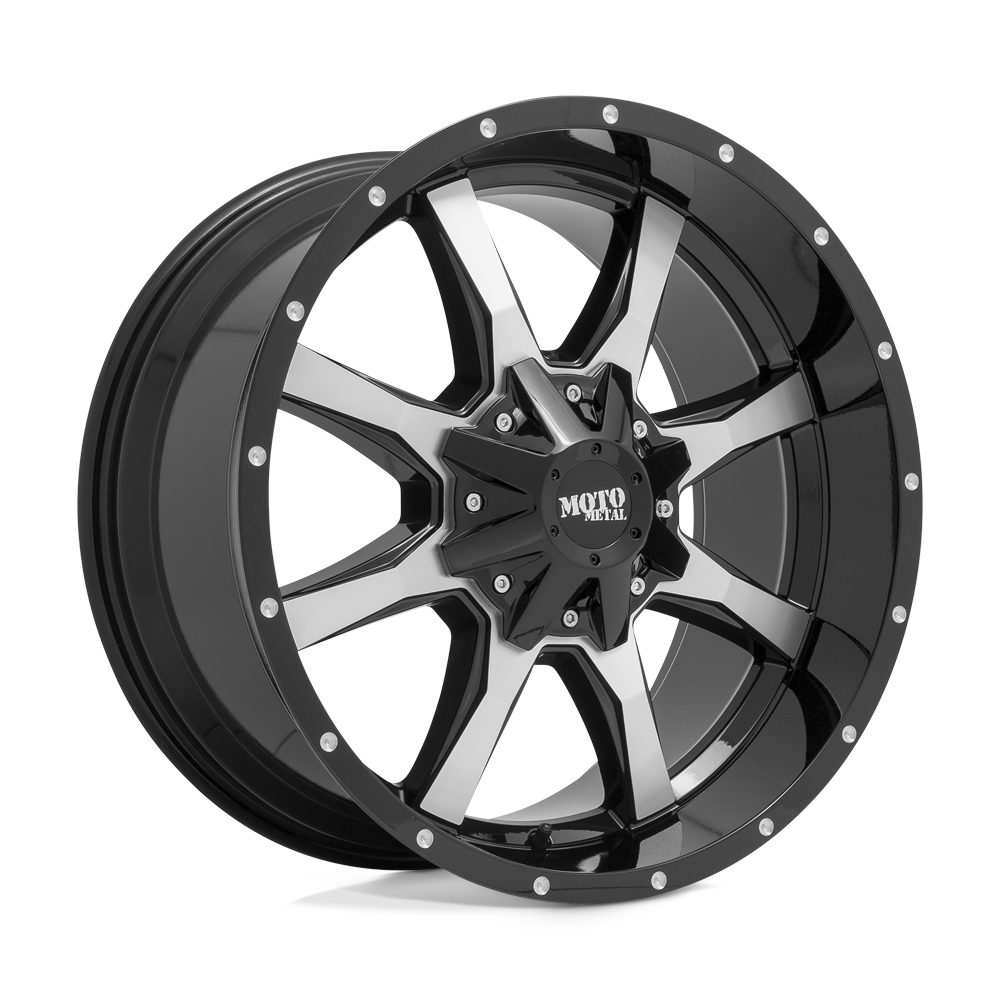 MO970 17X8 6X5.0/135 G-BLK MACH 40MM