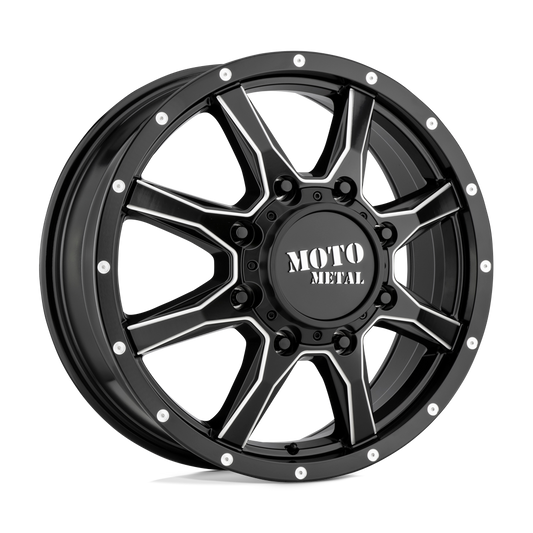 MO995 20X8.25 8X6.5 S-BLK MILL 127MM