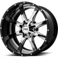 MO201 22X12 5X5.0/5.5 CHR BLK MILL LP -44MM