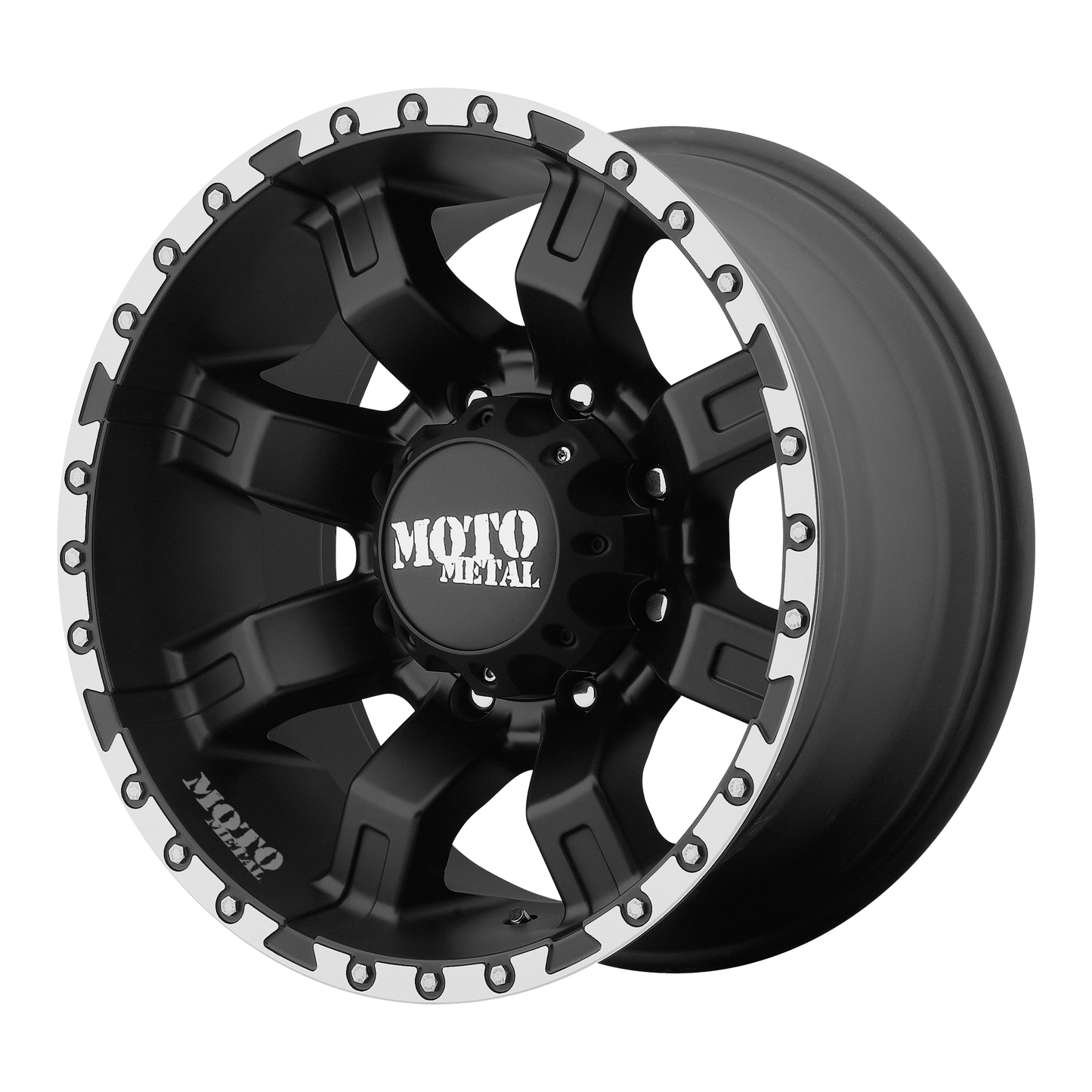 MO968 20X12 8X180 S-BLK MACH -44MM