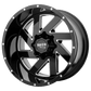 MO988 22X10 5X5.0/5.5 G-BLK MILL -18MM