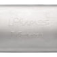 Violator Series Muffler 3 in Offset Inlet/2.5 in Dual Outlet 18 in L Hardware Not Incl Natural 409 Stainless Steel Pypes Exhaust