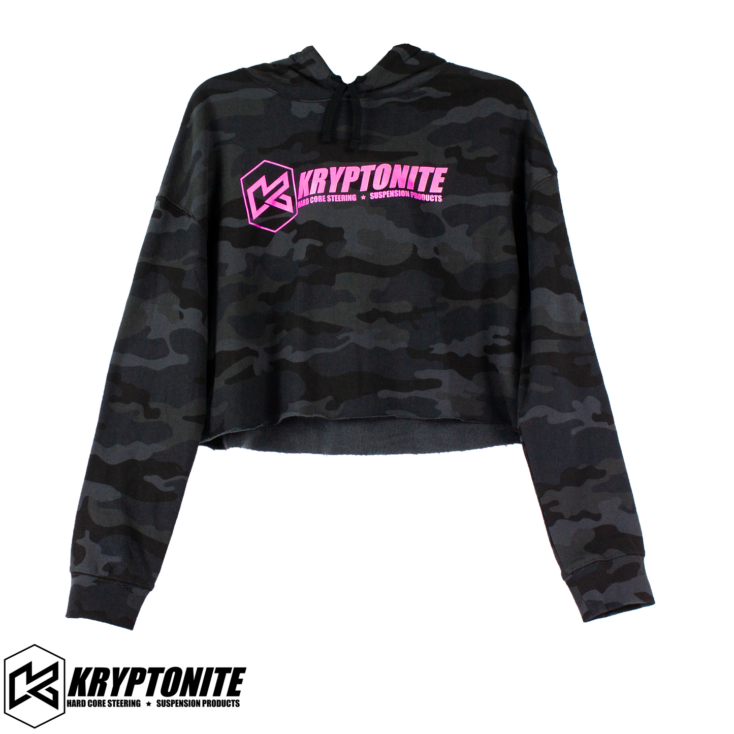 Kryptonite Crop-top Pullover Hoodie