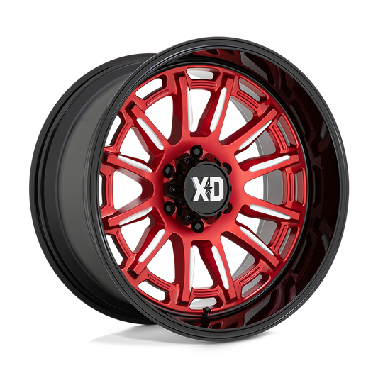 XD865 20X10 6X135 RED-MILL BLK-LP -18MM