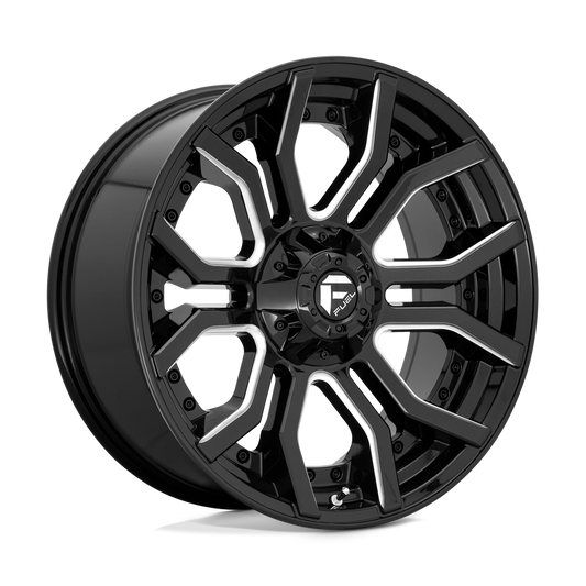 D711 22X10 5X5.0/5.5 GL-BLK-MIL -18MM