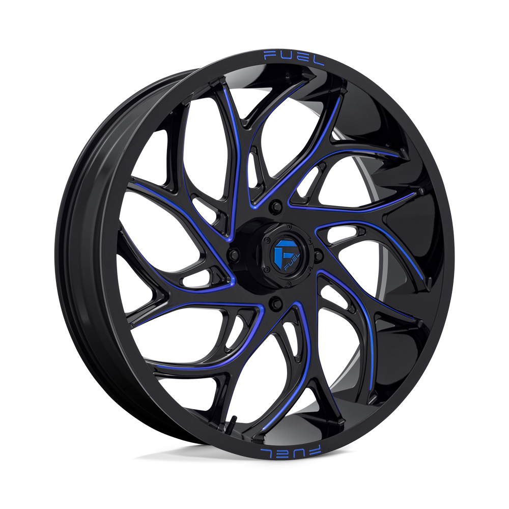 D778 24X7 4X137 G-BLK-MILL-BLU 13MM