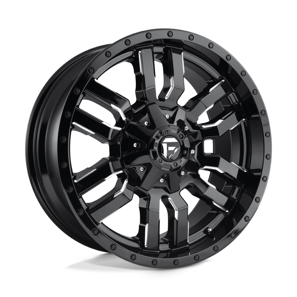 D595 20X9 8X6.5 GL-BLK-MIL 20MM