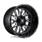 D611 18X9 8X6.5 GL-BLK-MIL 01MM