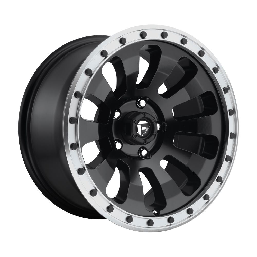 D629 17X9 5X5.0 MT-BLK-MBR -12MM
