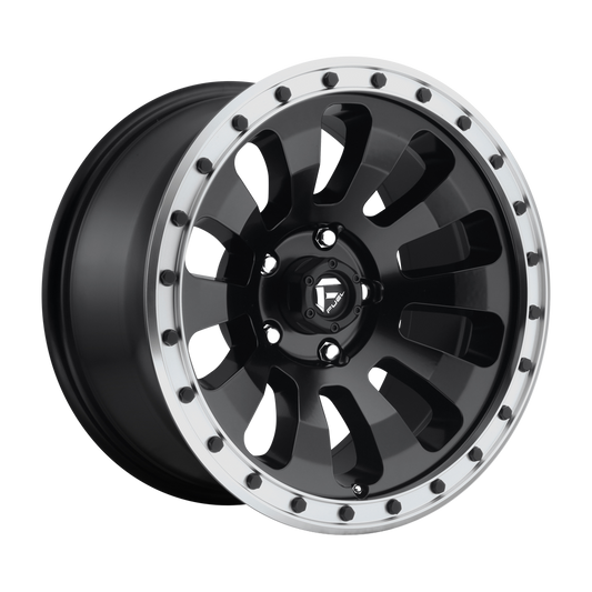 D629 17X9 5X5.0 MT-BLK-MBR -12MM