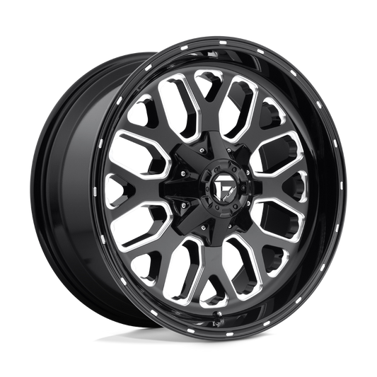D588 20X10 8X6.5 GL-BLK-MIL -18MM
