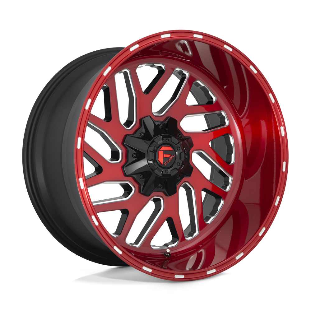 D691 22X12 8X170 BRSH-RED-MIL -43MM