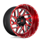 D691 22X10 8X6.5 BRSH-RED-MIL -18MM