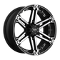 TUT01 17X8 5X4.5/5.0 F-BLK MACH-FC 10MM