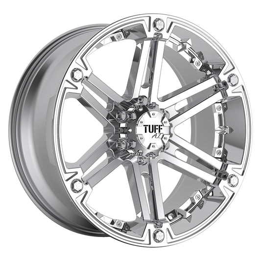 TUT01 22X9.5 5X5.0/5.5 CHROME 15MM