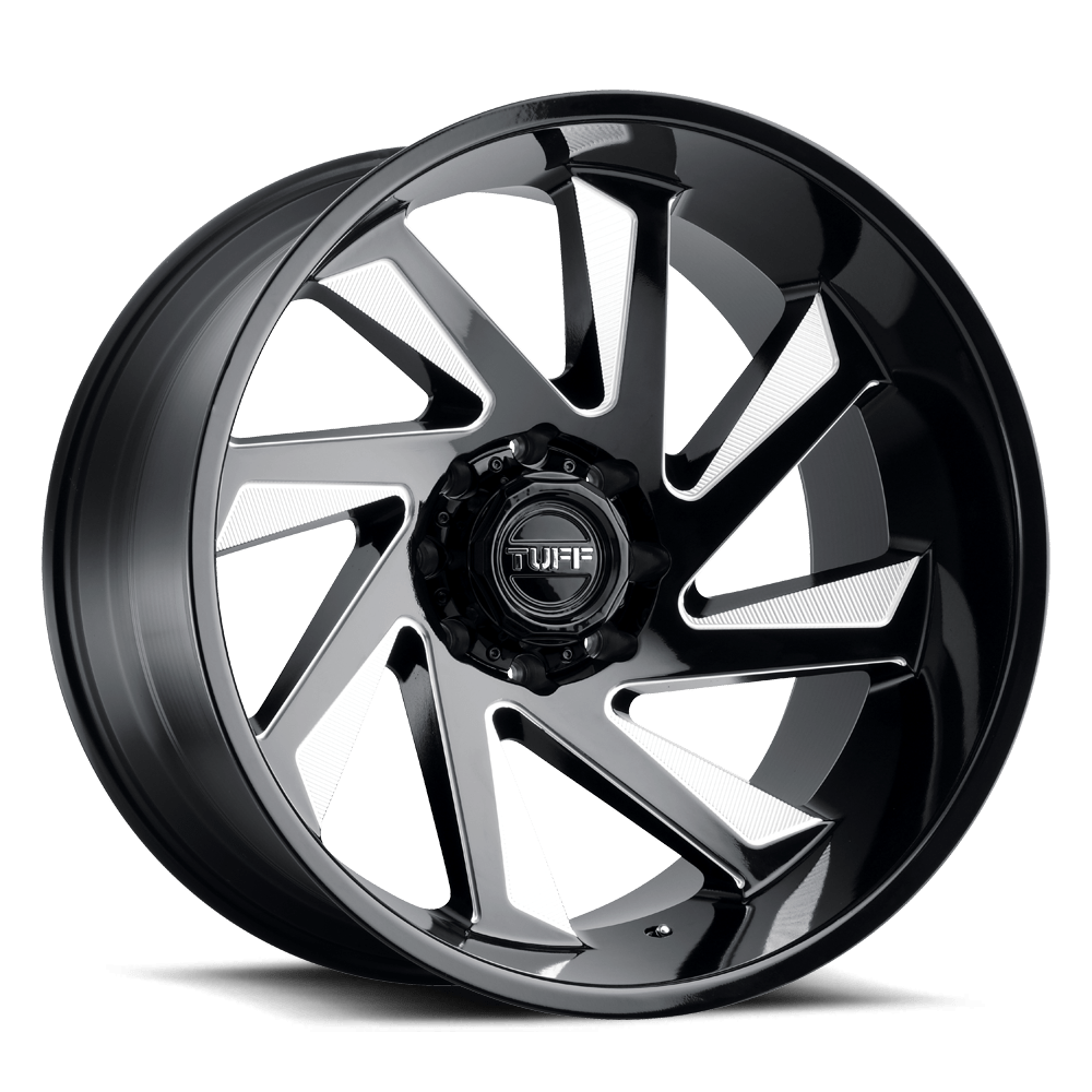 TUT1B 22X12 6X135 G-BLK MILL -45MM