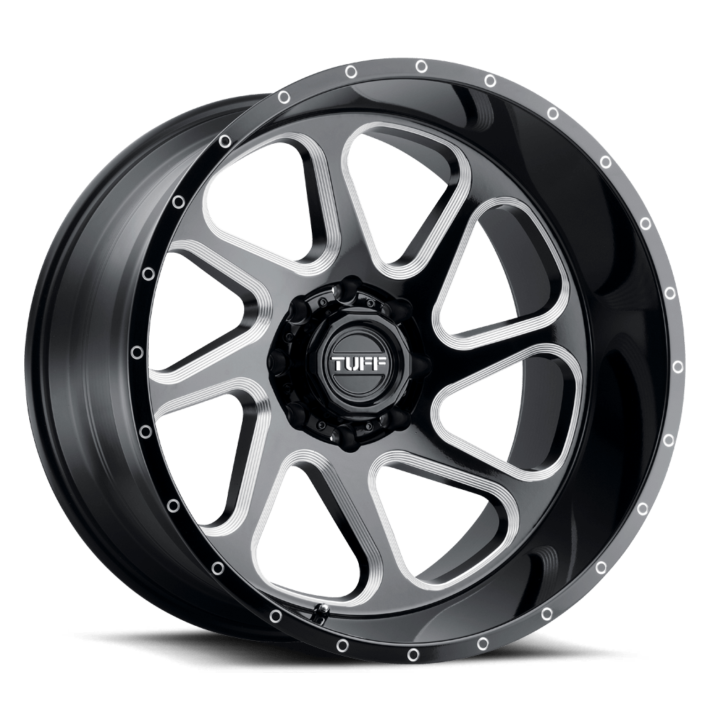 TUT2B 22X12 8X180 G-BLK MILL -45MM