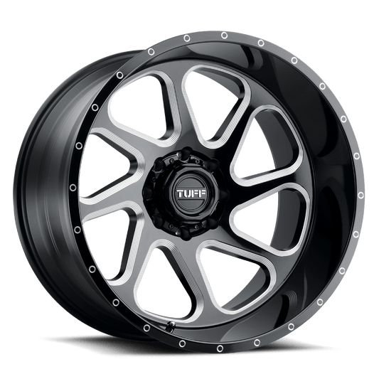 TUT2B 22X12 8X180 G-BLK MILL -45MM