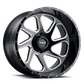 TUT2B 22X12 6X5.5 G-BLK MILL -45MM