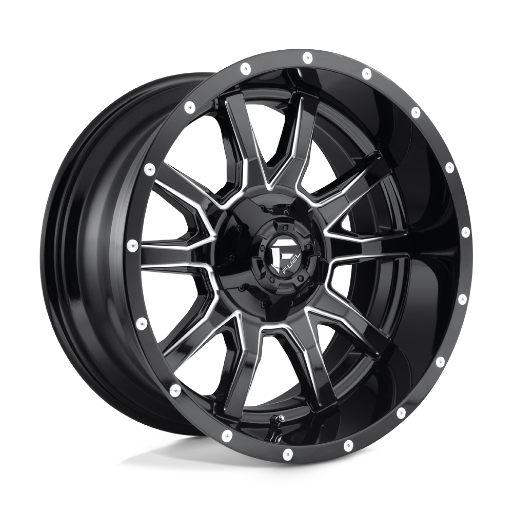 D627 20X9 8X6.5 GL-BLK-MIL 1MM