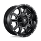 D627 20X9 8X6.5 GL-BLK-MIL 20MM